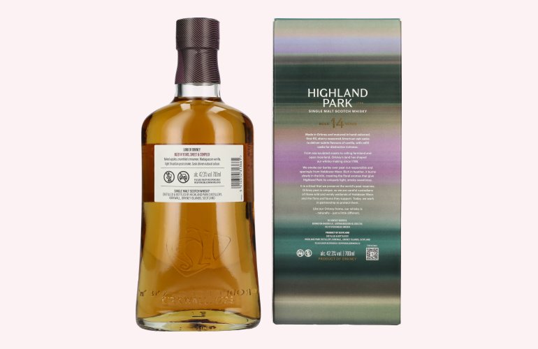 Highland Park 14 Years Old LAND OF ORKNEY Single Malt Scotch Whisky 42,3% Vol. 0,7l in Geschenkbox