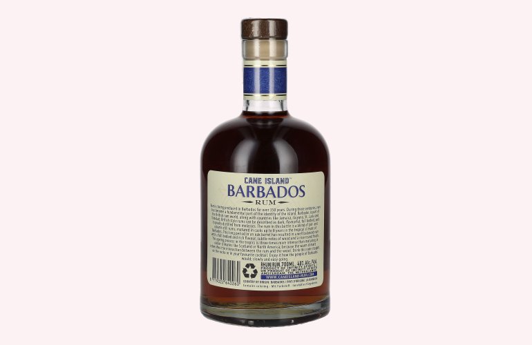 Cane Island BARBADOS Single Island Blend Rum 40% Vol. 0,7l