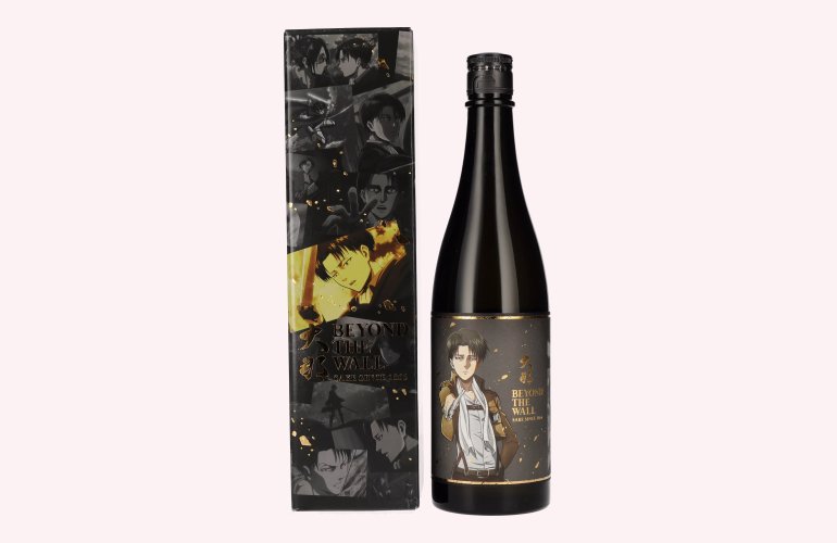 Attack on Titan x Beyond the Wall LEVI Model Japanese Sake 15% Vol. 0,72l in Giftbox