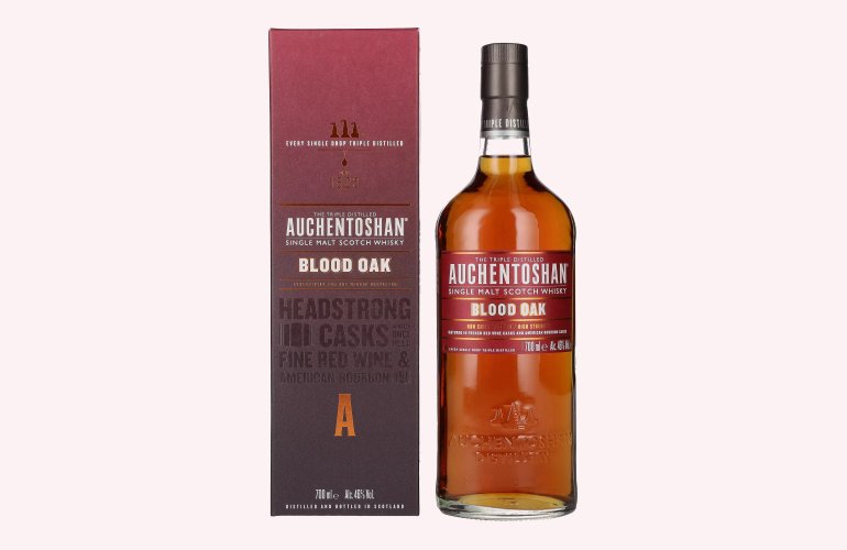 Auchentoshan BLOOD OAK Single Malt Scotch Whisky 46% Vol. 0,7l in Giftbox