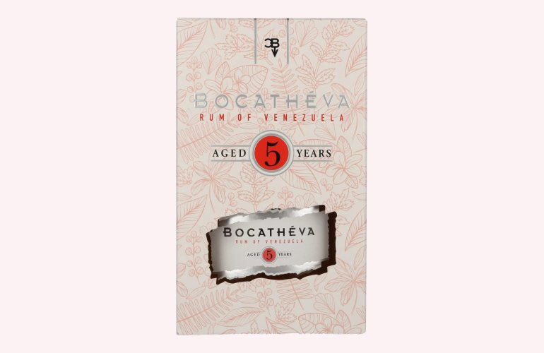 Bocathéva 5 Years Old Ron de Venezuela 45% Vol. 0,7l in Giftbox