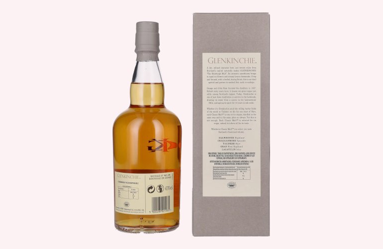 Glenkinchie 12 Years Old Single Malt Scotch Whisky 43% Vol. 0,7l en boîte cadeau