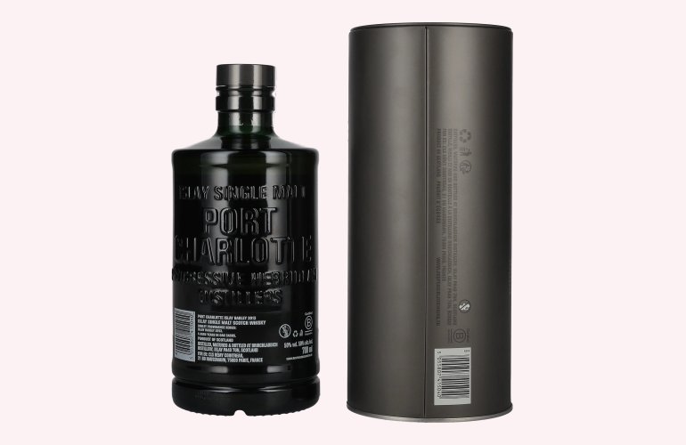 Port Charlotte ISLAY BARLEY Heavily Peated Islay Single Malt 2013 50% Vol. 0,7l in Tinbox