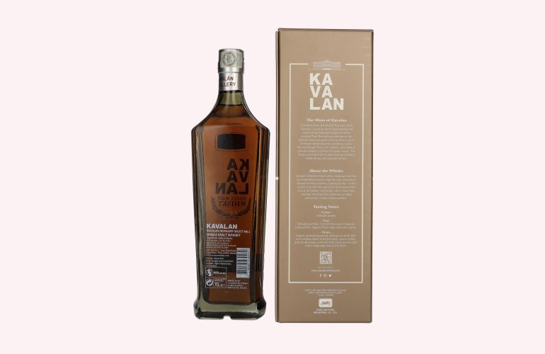 Kavalan DISTILLERY SELECT Single Malt Whisky No. 1 40% Vol. 0,7l in Giftbox