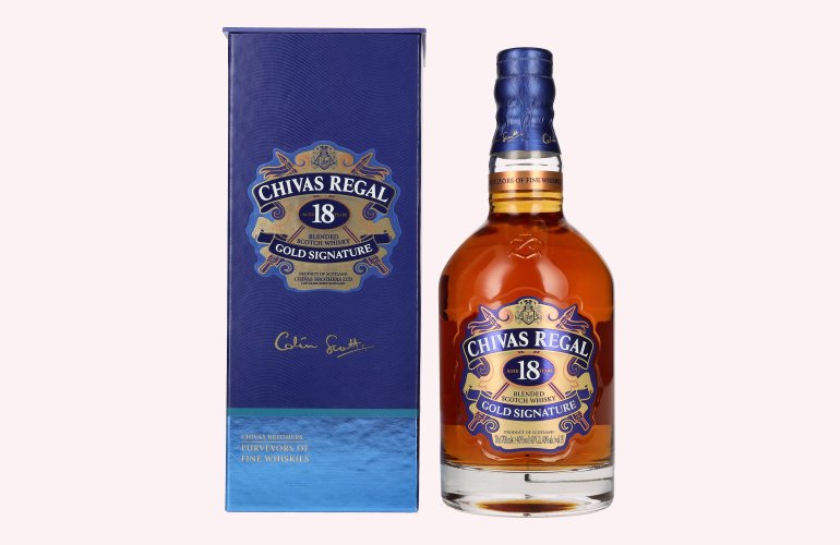 Chivas Regal 18 Years Old GOLD SIGNATURE 40% Vol. 0,7l in Geschenkbox