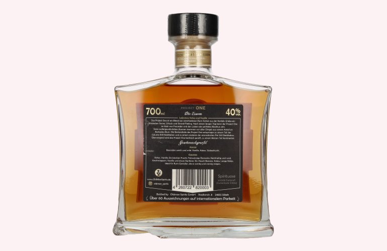 Old Man Rum Project ONE Caribbean Spirit 40% Vol. 0,7l