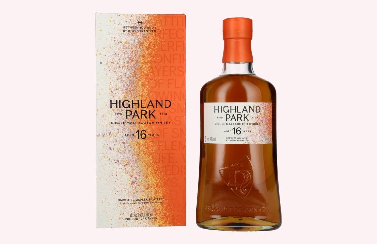 Highland Park 16 Years Old BETWEEN YOU AND I by Björn Frantzen Single Malt Scotch Whisky 48% Vol. 0,7l in geschenkverpakking