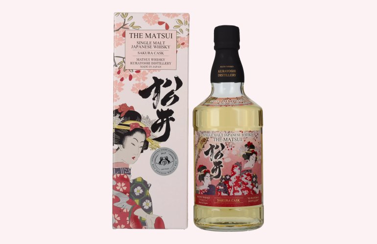 Matsui Whisky THE MATSUI Single Malt Japanese Whisky SAKURA CASK 48% Vol. 0,7l in Geschenkbox