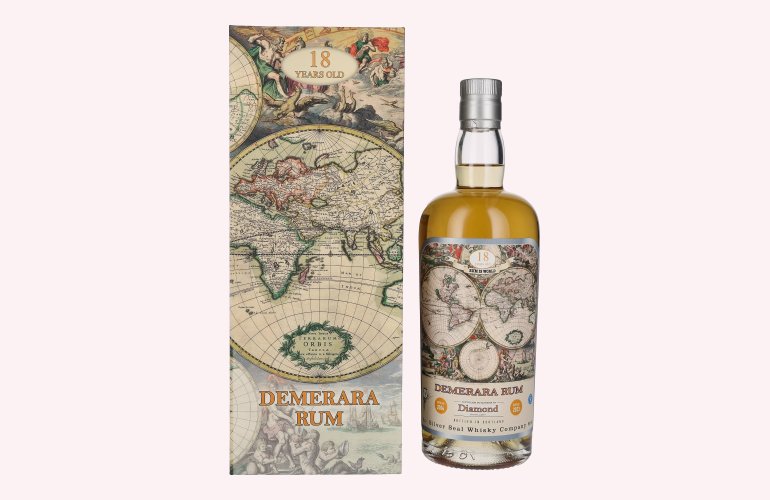 Silver Seal DEMERARA DIAMOND Rum 18 Years Old 2004 55,1% Vol. 0,7l in Giftbox