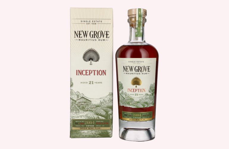 New Grove INCEPTION 21 Years Old Mauritius Rum Vintage 2004 50% Vol. 0,7l in Geschenkbox