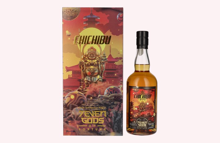 Chichibu 7EVEN Gods of Fortune Bishamonten Single Malt Japanese Whisky 2017 65,4% Vol. 0,7l in Geschenkbox