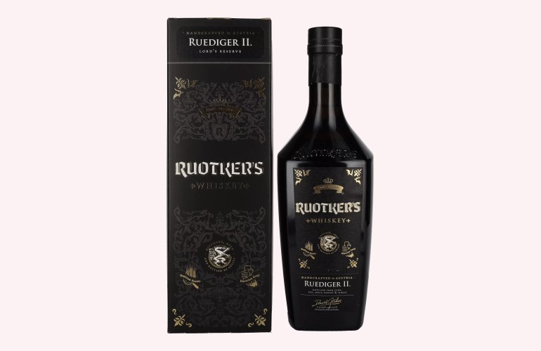 Ruotker's RUEDIGER II. Whiskey 43,3% Vol. 0,7l in Geschenkbox