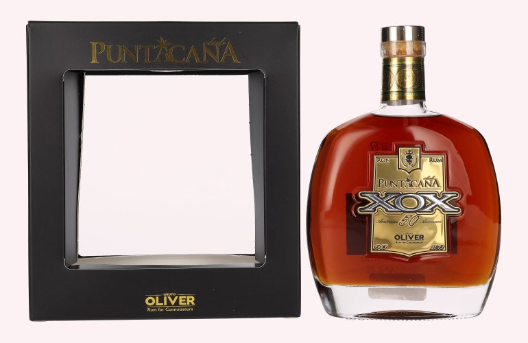 Punta Cana Club XOX Rum 50 Aniversario 40% Vol. 0,7l in Geschenkbox