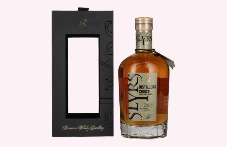 Slyrs DISTILLERS CHOICE Silas Fischer Triple Cask Single Malt Whisky 49,8% Vol. 0,7l in geschenkverpakking