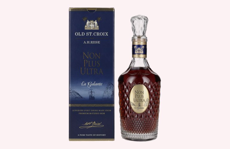 Old St. Croix A.H. Riise NON PLUS ULTRA La Galante 43,4% Vol. 0,7l in geschenkverpakking