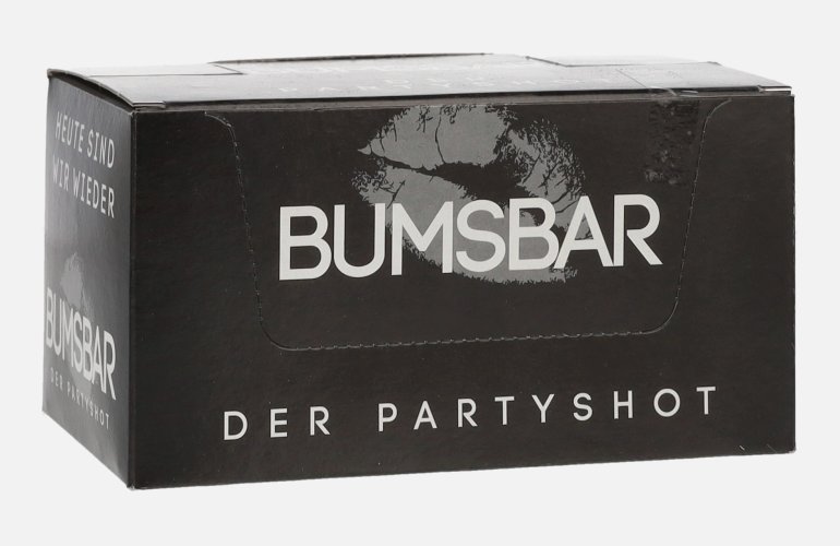 Bumsbar Der Partyshot Granatapfel-Likör 16% Vol. 20x0,02l