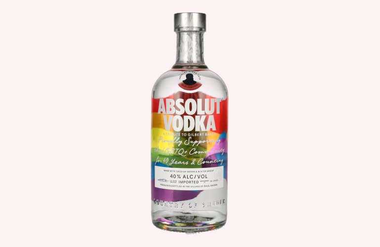 Absolut Vodka PRIDE Rainbow Colors Limited Edition 40% Vol. 0,7l