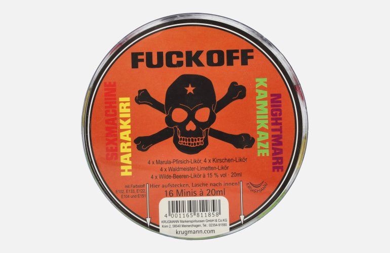 FUCKOFF Likör Mix 15% Vol. 16x0,02l PET