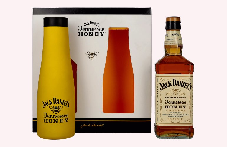 Jack Daniel's Tennessee HONEY 35% Vol. 0,7l in Geschenkbox mit Thermoskanne