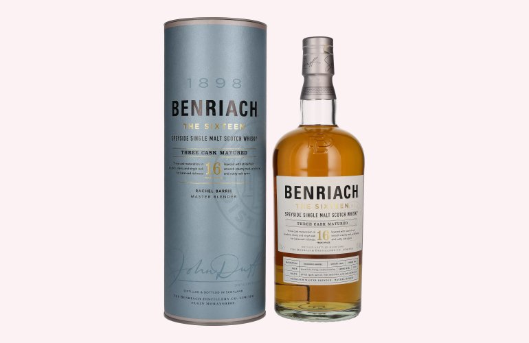 Benriach THE SIXTEEN Single Malt Three Cask Matured 43% Vol. 0,7l in Giftbox