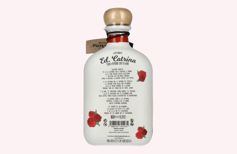 La Cofradia ED. CATRINA Tequila Reposado 100% de Agave 38% Vol. 0,7l