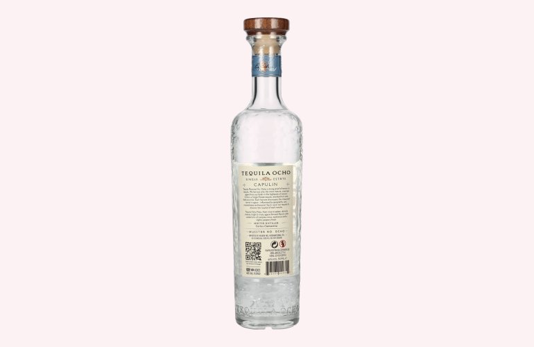 Tequila Ocho Plata CAPULIN Single Estate 40% Vol. 0,5l