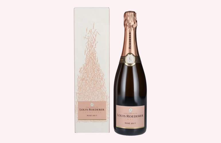 Louis Roederer Champagne ROSÉ Vintage 2017 12,5% Vol. 0,75l in geschenkverpakking