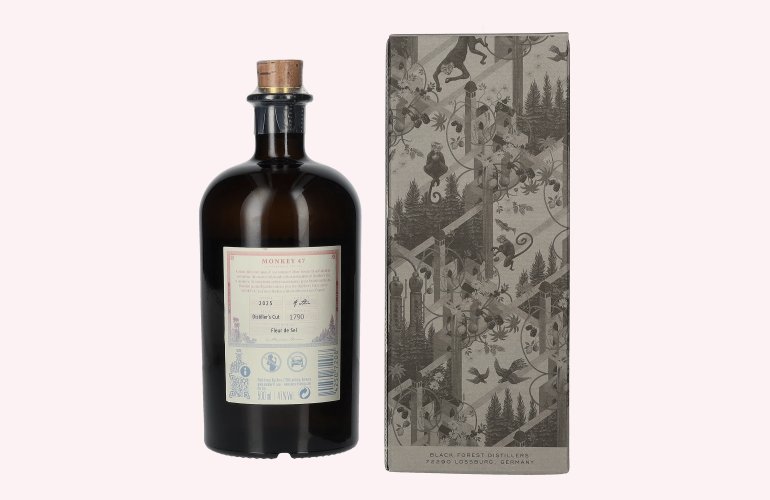 Monkey 47 DISTILLER'S CUT Fleur de Sel Gin 2025 47% Vol. 0,5l in Geschenkbox