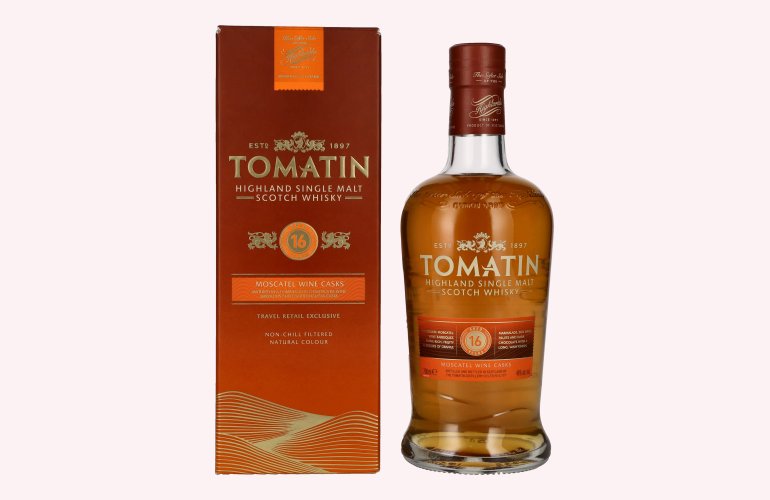 Tomatin 16 Years Old MOSCATEL WINE CASKS 46% Vol. 0,7l in Giftbox