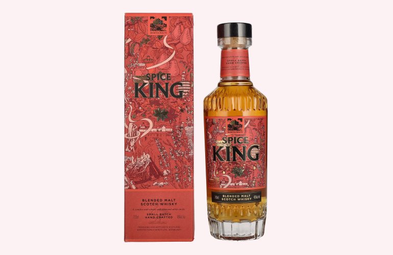 Wemyss Malts SPICE KING Blended Malt Scotch Whisky 46% Vol. 0,7l in Geschenkbox