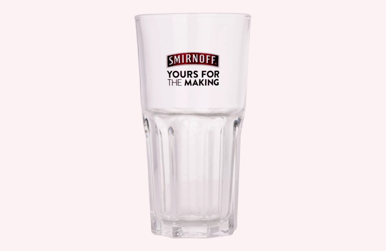 Smirnoff Libbey glass with calibration 2 cl/4 cl