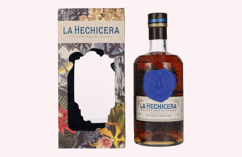 La Hechicera Ron Extra Añejo de Colombia RESERVA FAMILIAR 40% Vol. 0,7l in Giftbox