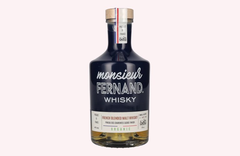 Monsieur Fernand French Blended Malt Whisky Pineau des Charentes Casks Finish 43% Vol. 0,7l