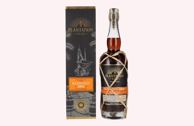 Plantation Rum BARBADOS Single Cask Maury Wine Cask Finish 2011 48,1% Vol. 0,7l in Geschenkbox