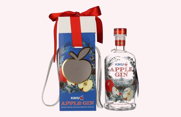 KIKU Apple London Dry Gin 42% Vol. 0,5l in Geschenkbox