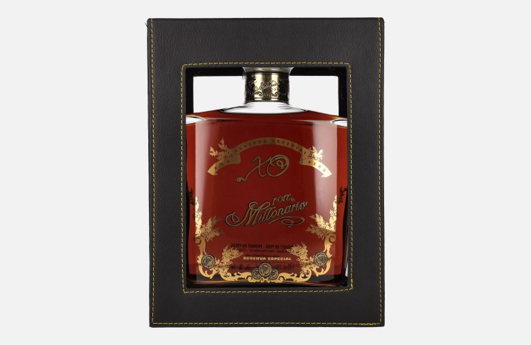 Ron Millonario XO Reserva Especial 40% Vol. 1,5l en boîte cadeau in Lederoptik
