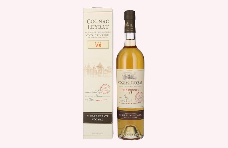 Cognac Leyrat VS Fine Single Estate Cognac GB 40% Vol. 0,7l in Geschenkbox