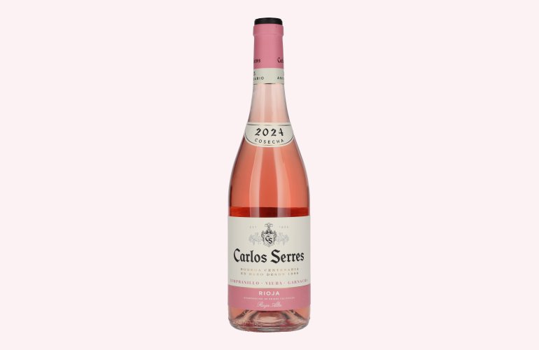 Carlos Serres Tempranillo Viura Garnacha Rosé Rioja DOC 2024 13,5% Vol. 0,75l