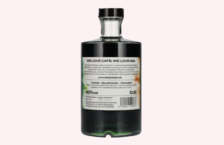 BÖSER KATER Magic Green Gin 40% Vol. 0,5l