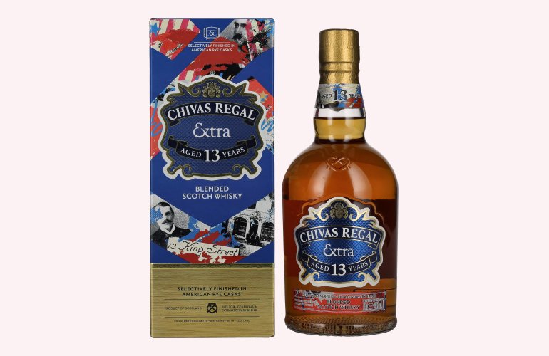 Chivas Regal EXTRA 13 Years Old AMERICAN RYE CASKS Finish 40% Vol. 0,7l in Giftbox