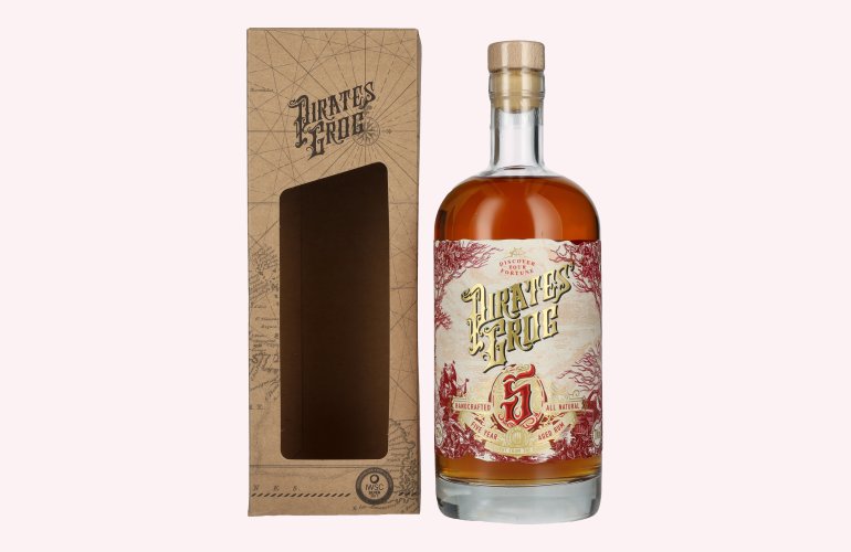Pirate's Grog 5 Years Old Honduran Rum 37,5% Vol. 0,7l in Geschenkbox