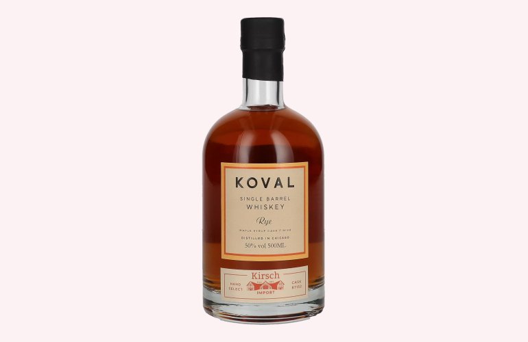 Koval RYE Single Barrel Whiskey Maple Syrup Cask Finish 50% Vol. 0,5l