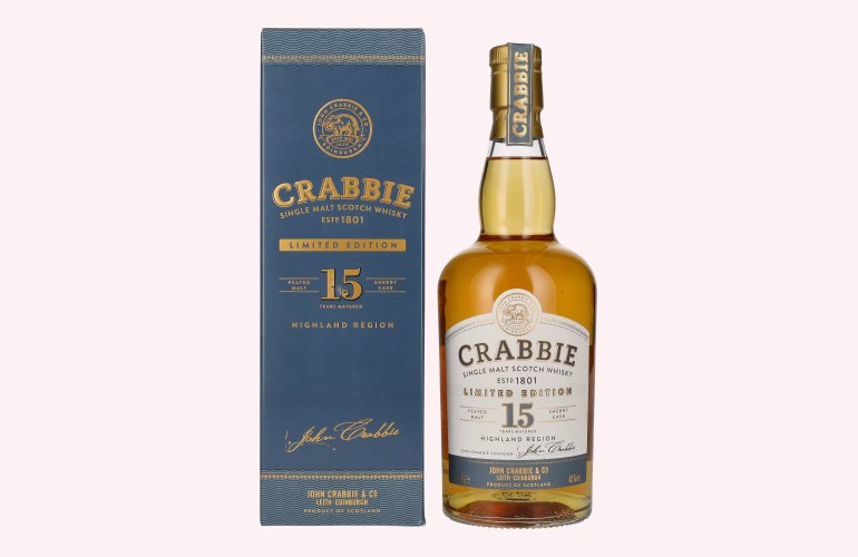 Crabbie's 15 Years Old Single Malt 43% Vol. 0,7l in Giftbox