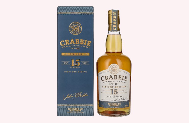 Crabbie's 15 Years Old Single Malt 43% Vol. 0,7l in Geschenkbox