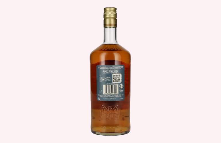 Bacardi 4 Years Old AÑEJO CUATRO Gold Rum 40% Vol. 1l