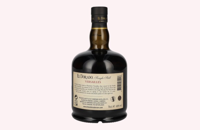 El Dorado VERSAILLES Single Still Finest Demerara Rum 2009 40% Vol. 0,7l