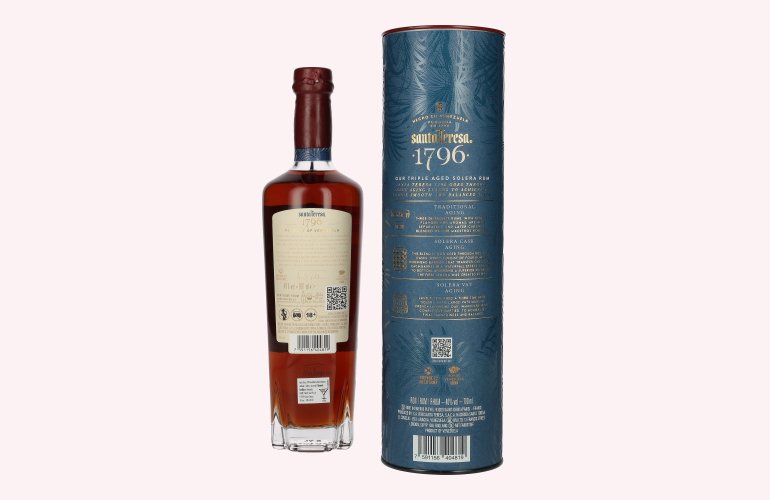 Santa Teresa 1796 Triple Aged Solera Rum 40% Vol. 0,7l in Giftbox