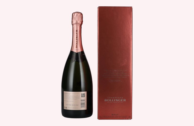 Bollinger Champagne ROSÉ Brut 12% Vol. 0,75l in Geschenkbox