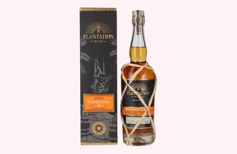 Plantation Rum BARBADOS 6 Years Old Calvados Maturation 41,3% Vol. 0,7l in Geschenkbox