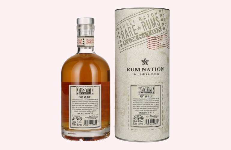 Rum Nation Rare Rum Port Mourant 2001/2019 57,6% Vol. 0,7l en boîte cadeau